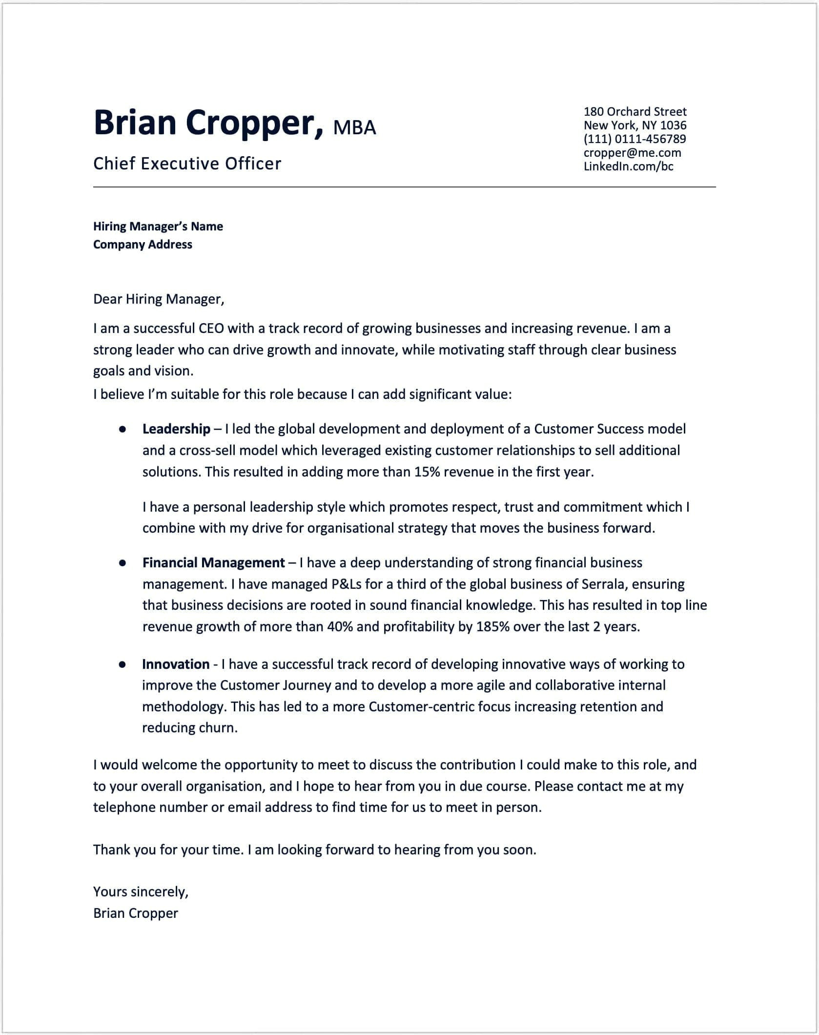 Cover Letter Format 2026: Step-by-Step Examples | Resumeway
