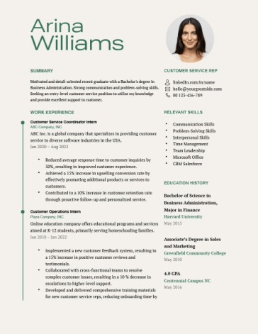 Entry Level Resume Template 150100