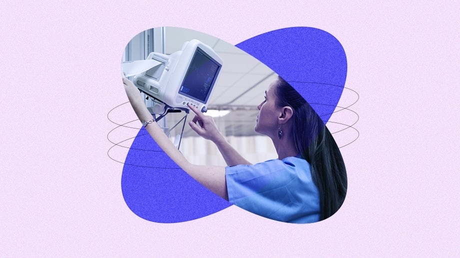 Nurse adjusting medical equipment, representing essential clinical skills to include on a nursing resume.