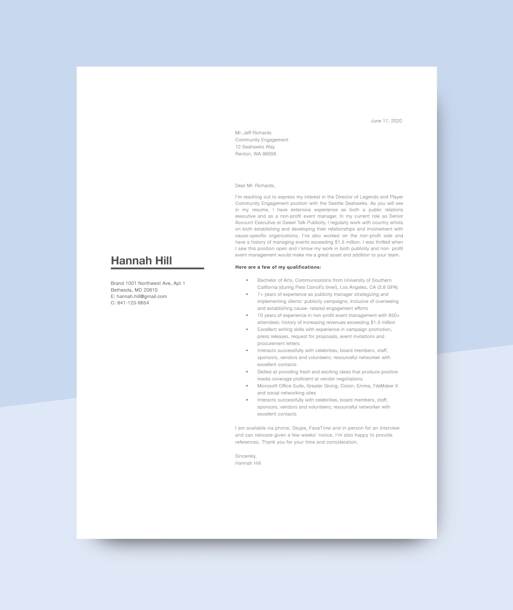 Cover Letter Examples in 2023 [To Get Inspired] | Resumeway