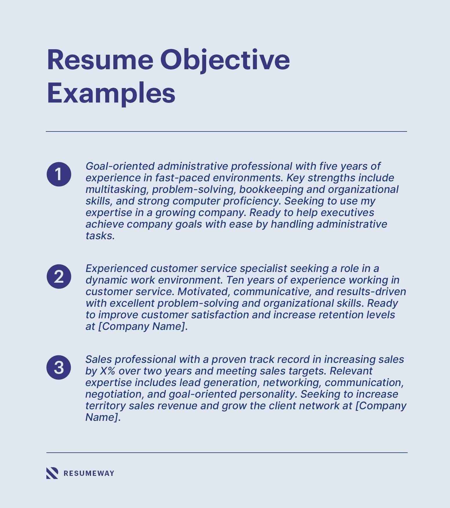 resume objective sample for office help